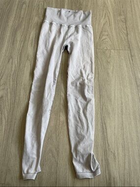 Free People Ribbed High-Waist Thermal Leggings